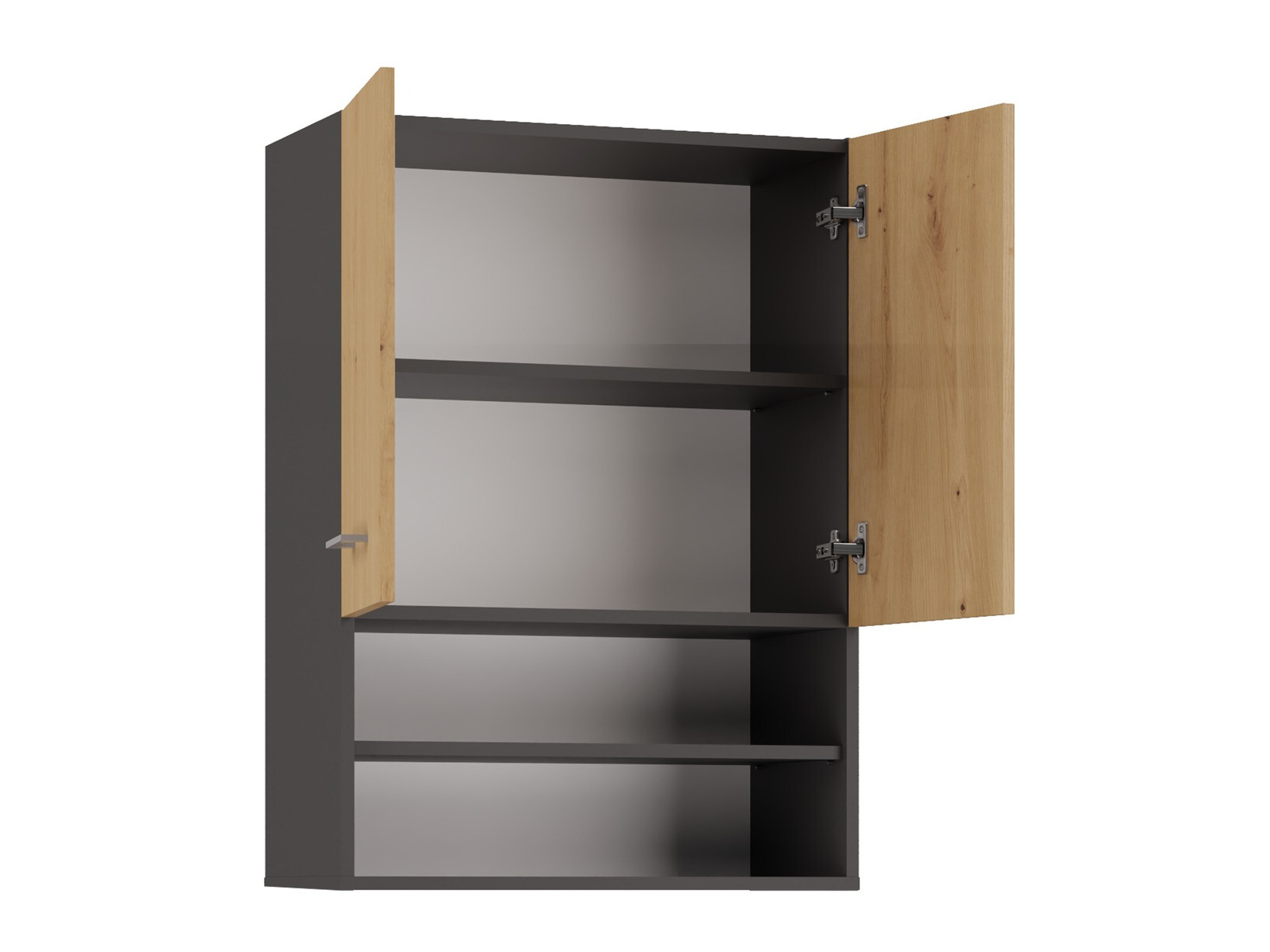 Zidni ormarić Balelbo 106 (Antracit + Hrast Artisan)