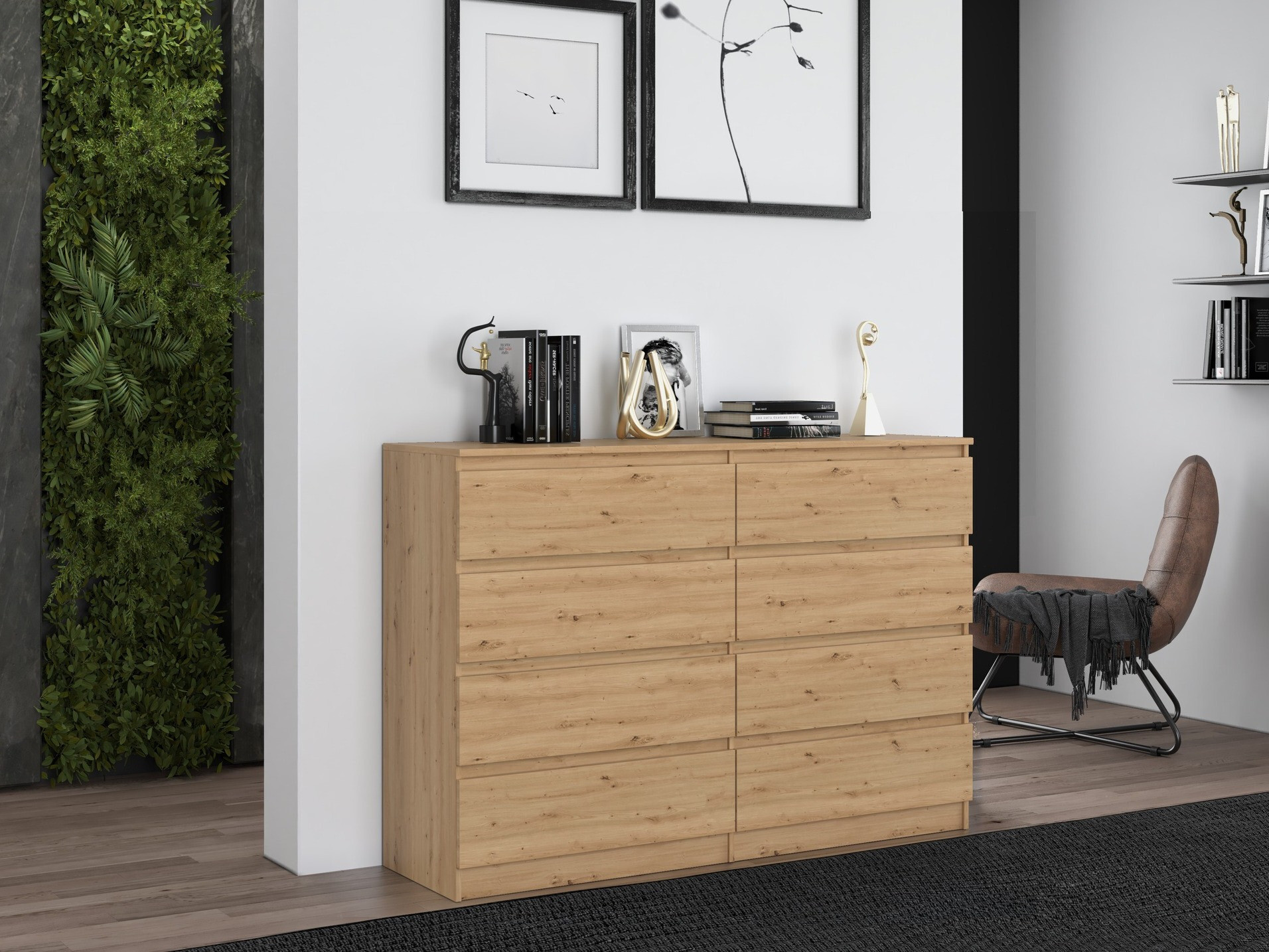 Komoda Elbvelu 100 (Hrast Artisan)