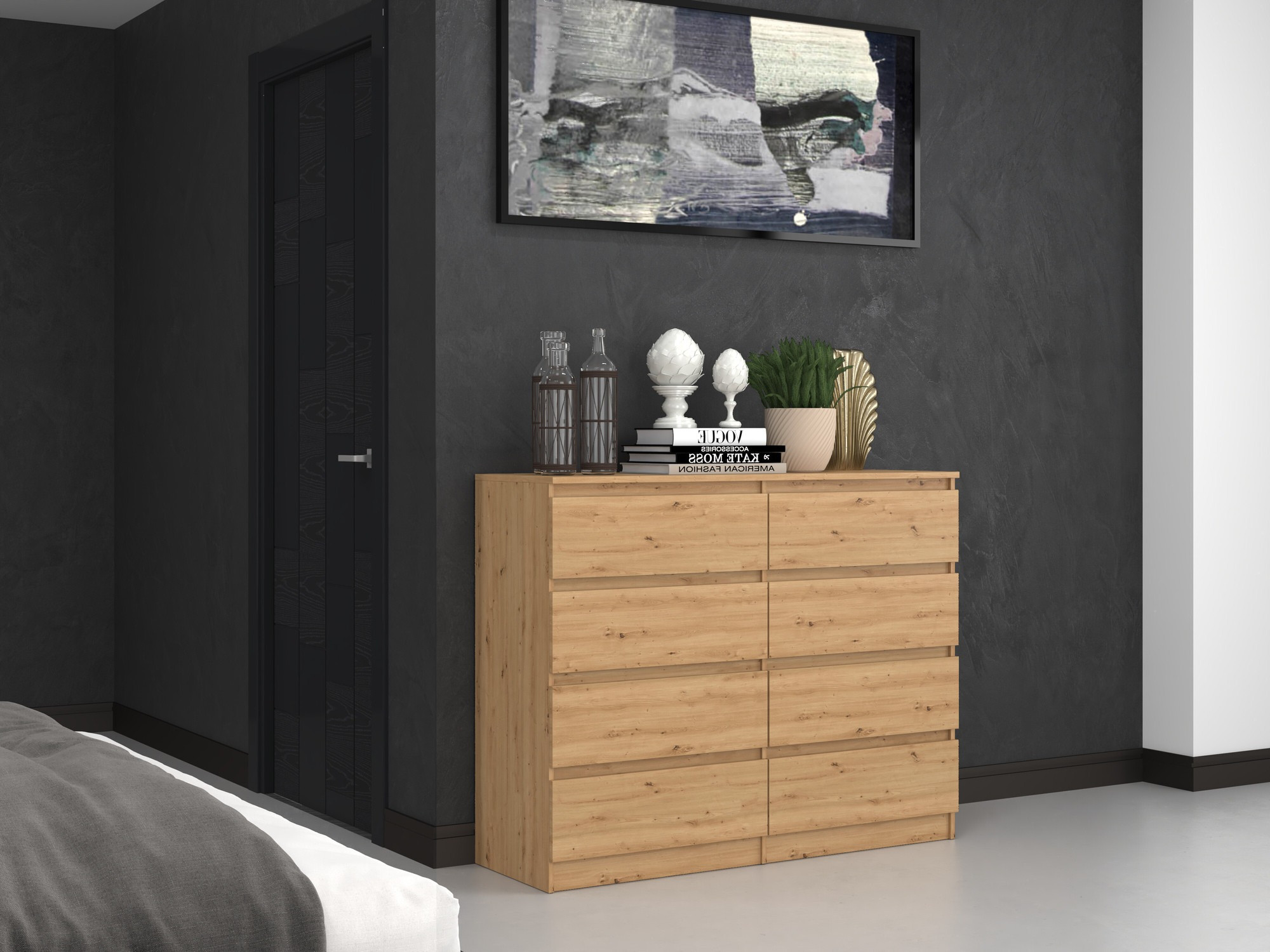 Komoda Elbvelu 101 (Hrast Artisan)