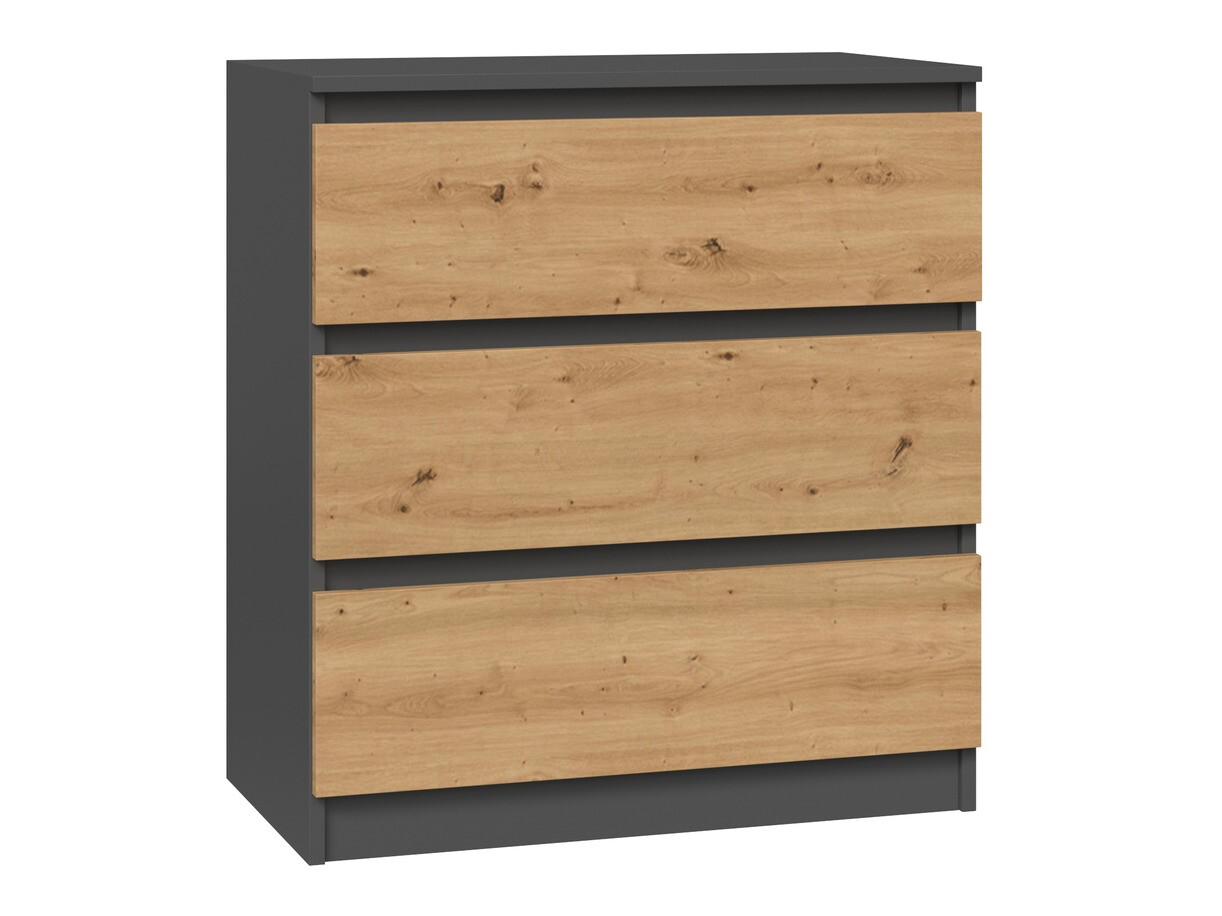 Komoda Elbvelu 106 (Antracit + Hrast Artisan)