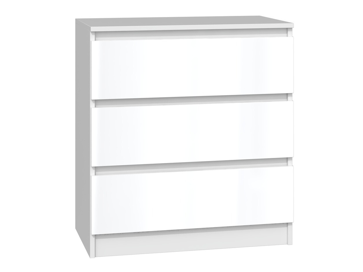 Komoda Elbvelu 106 (Sjajno bijela)