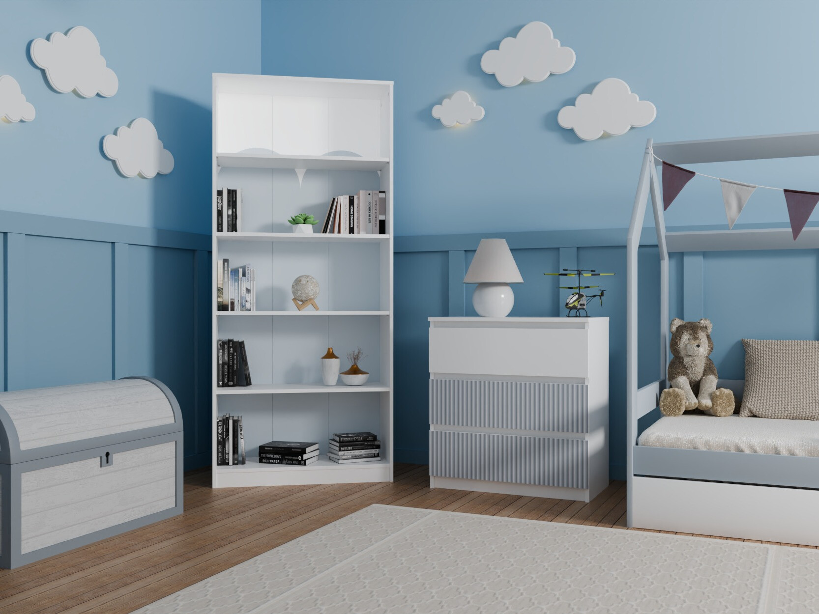 Komoda Mortore 102 (Plava)