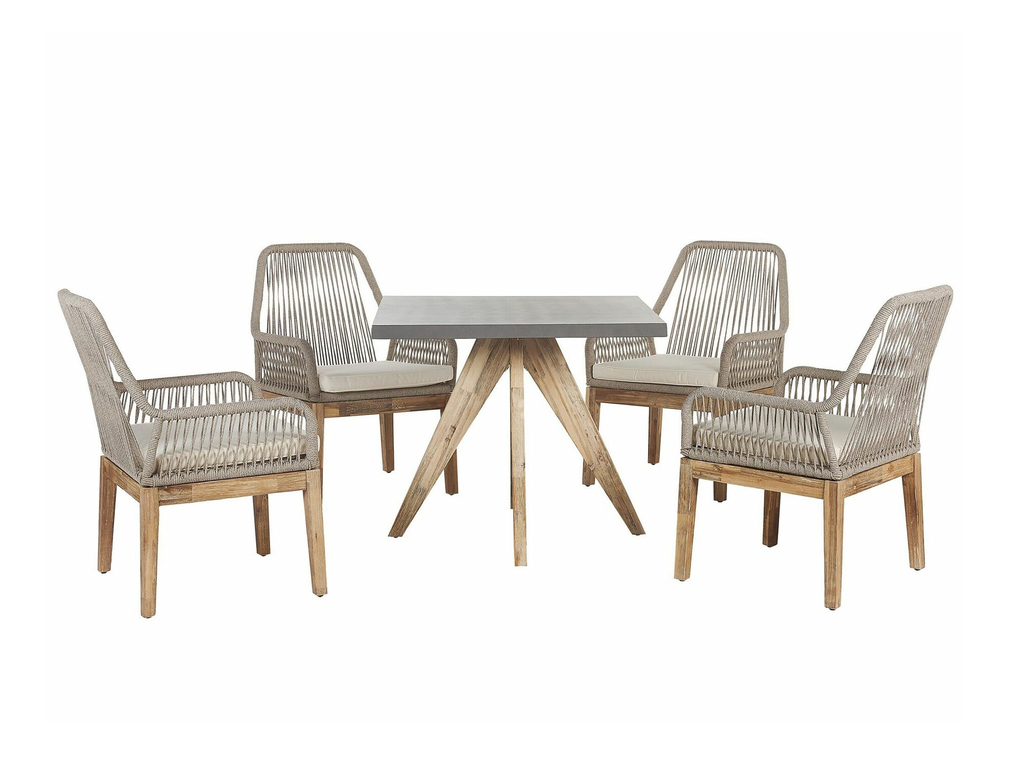 Set stola i stolica Nolsoro 105 (Taupe)