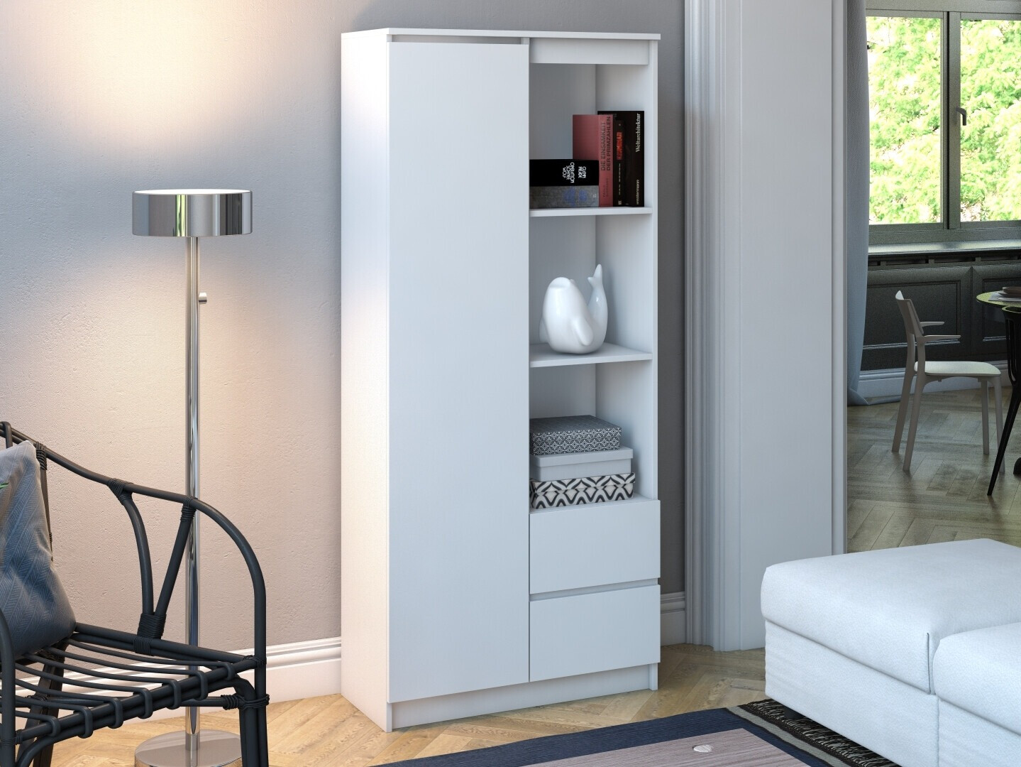 Polica Mandeville 182 (Bijela)