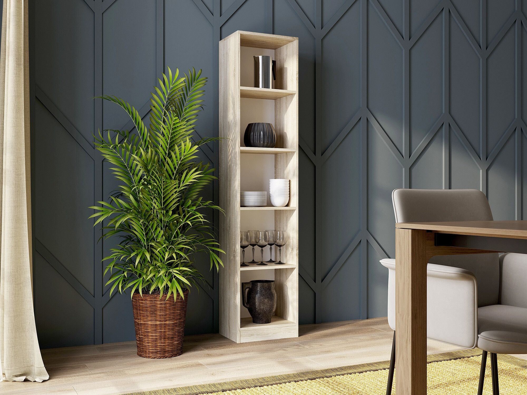 Polica Mandeville 183 (Sonoma hrast)