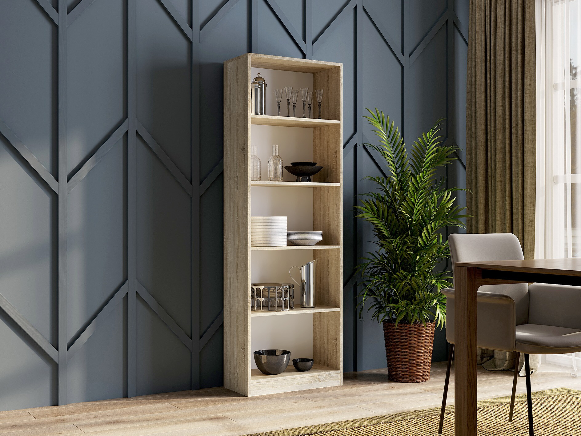 Polica Mandeville 191 (Sonoma hrast)