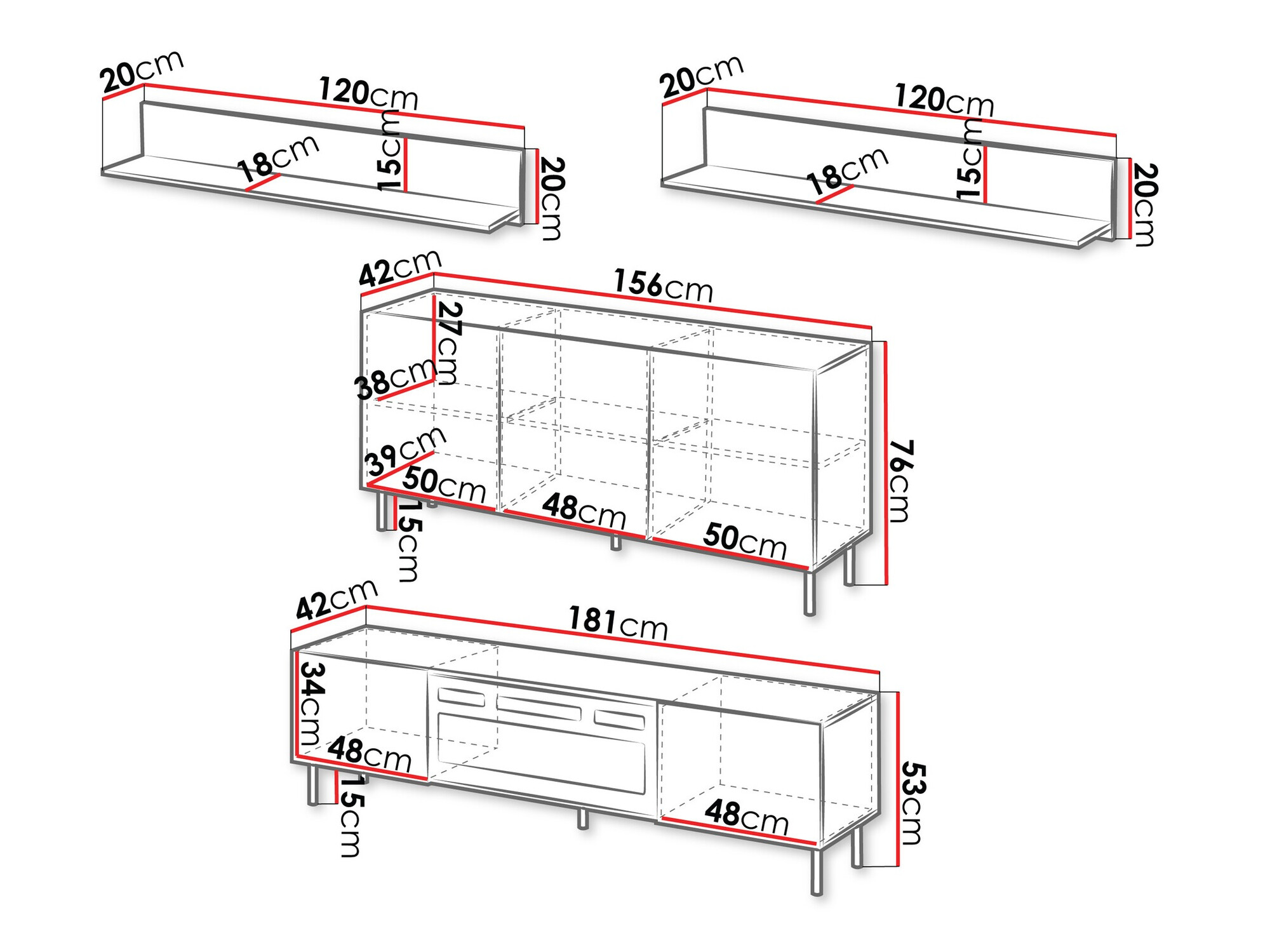 Set za dnevni boravak Studium