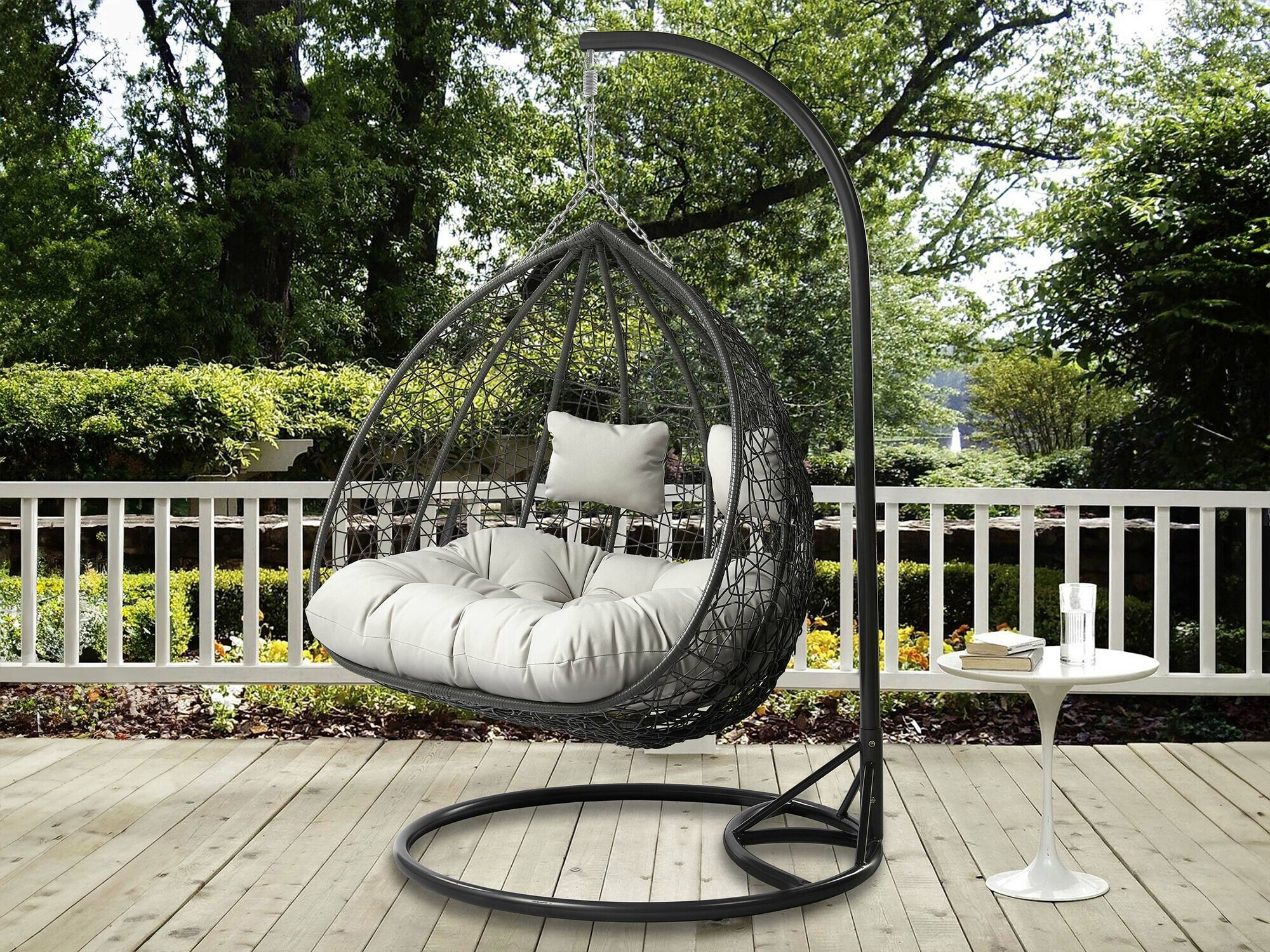 Viseća stolica Comfivo 325 (Siva + Svijetlo siva)