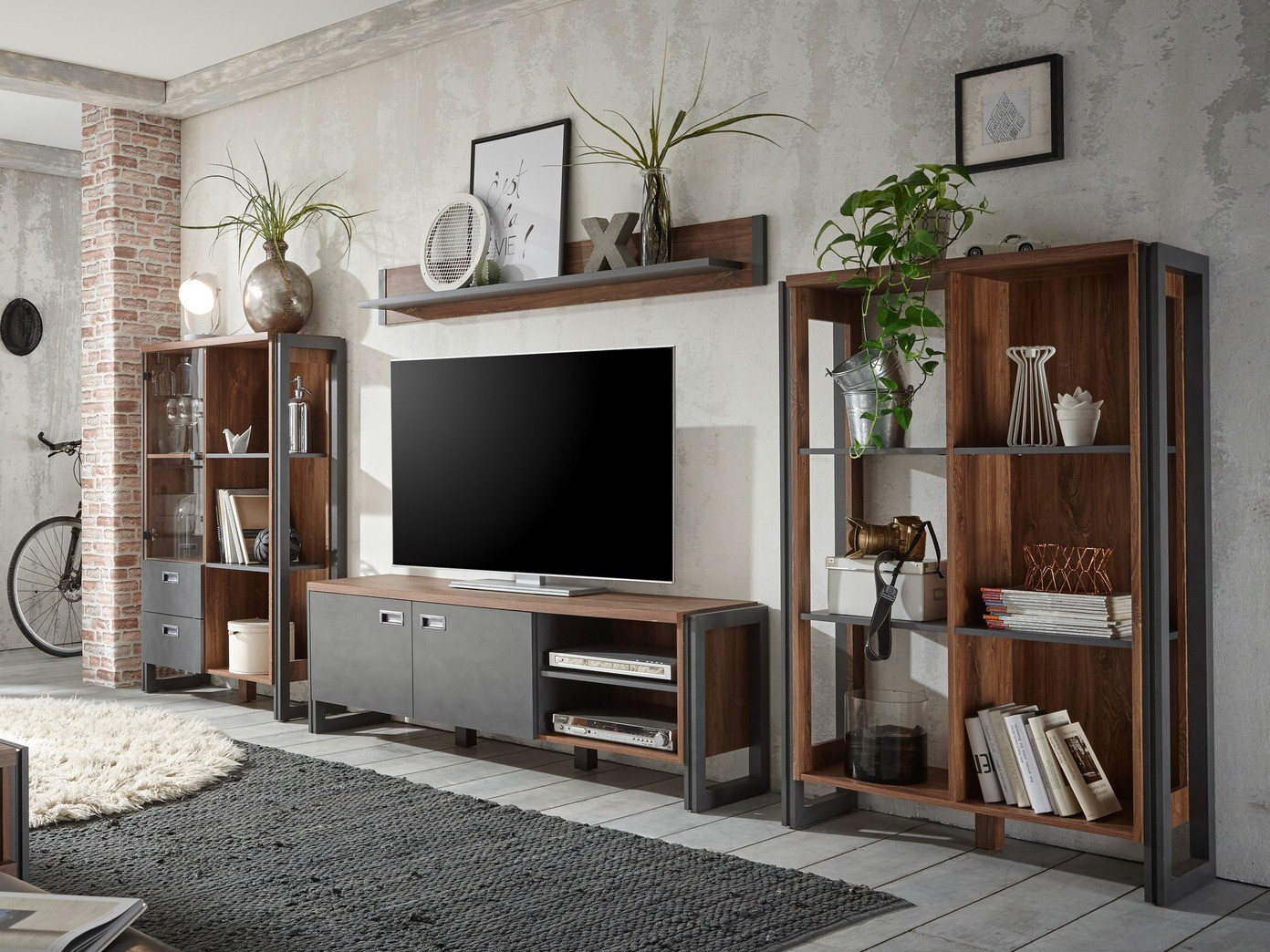 Zidna polica Virmeli 107