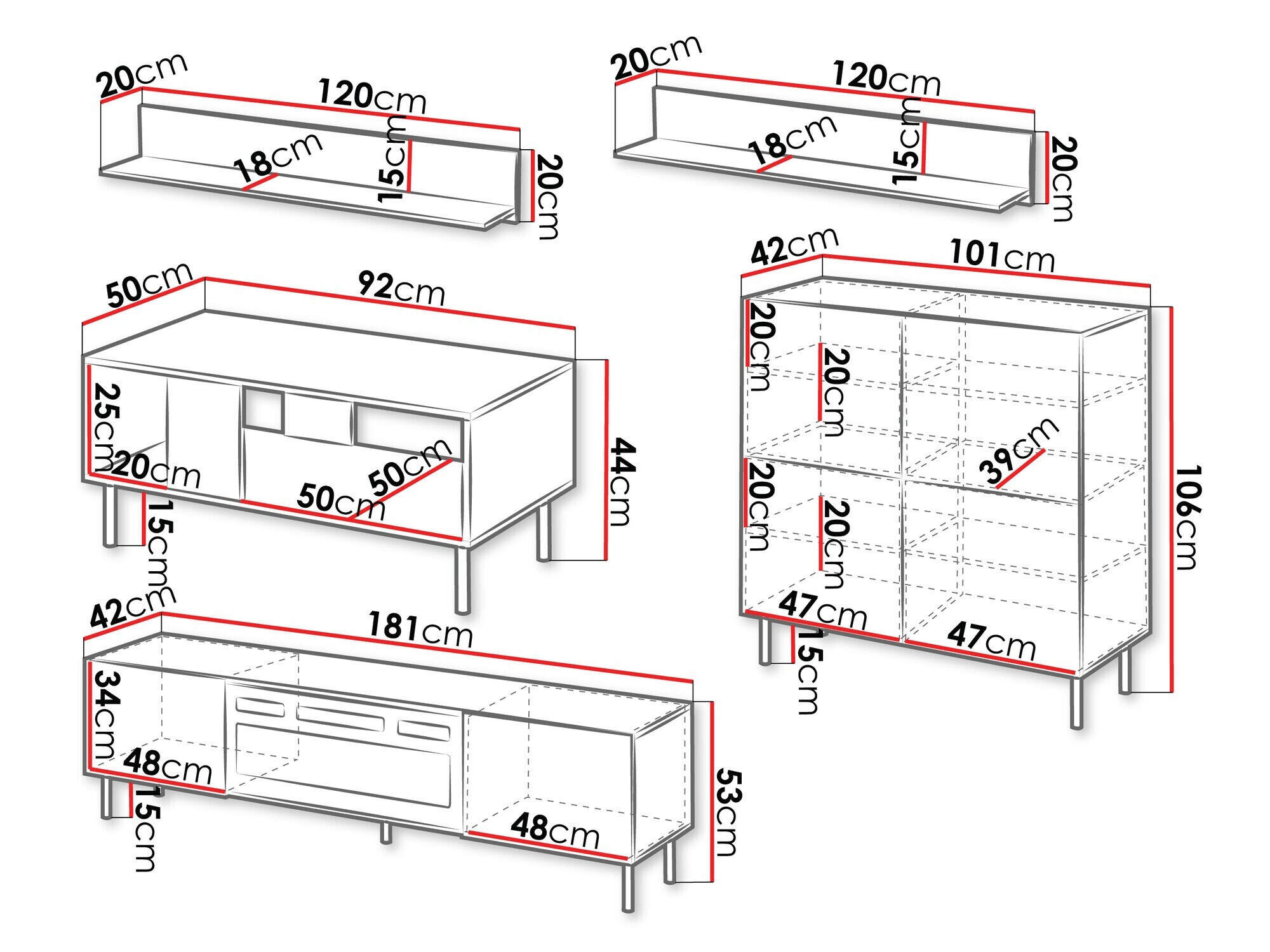 Set za dnevni boravak Livsevi 110