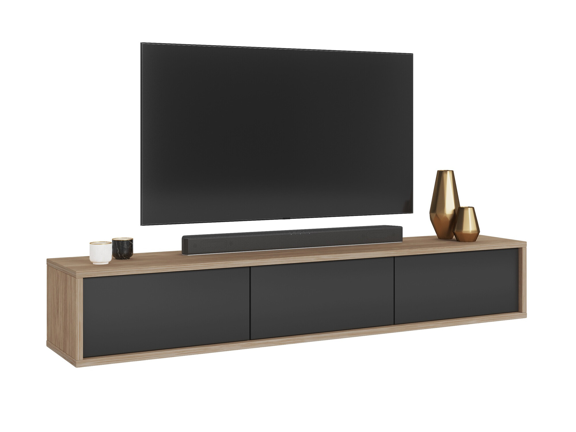 TV stol Austin 324 (Hrast + Antracit)