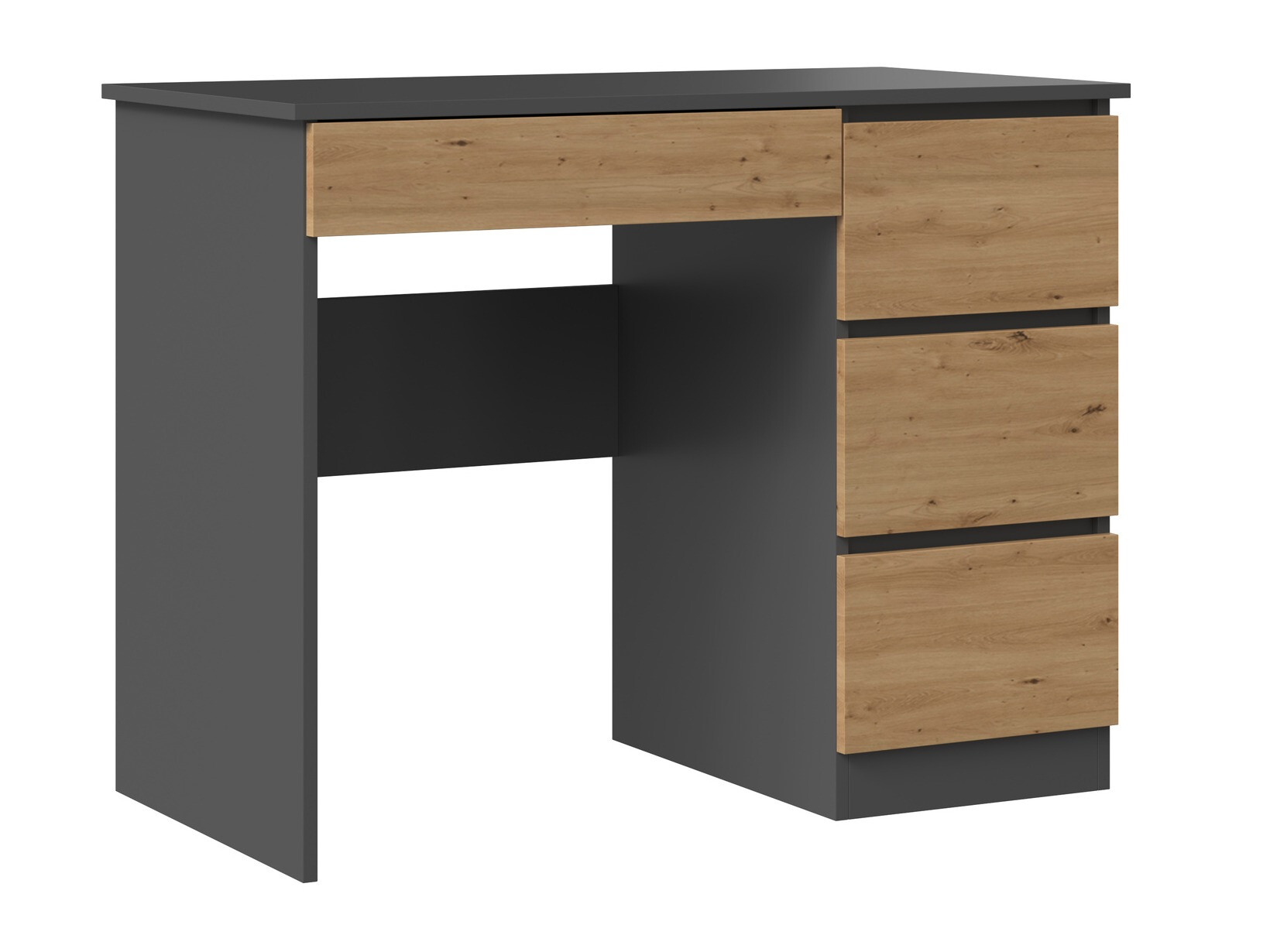 Uredski stol Elbvelu 108 (Antracit + Hrast Artisan)