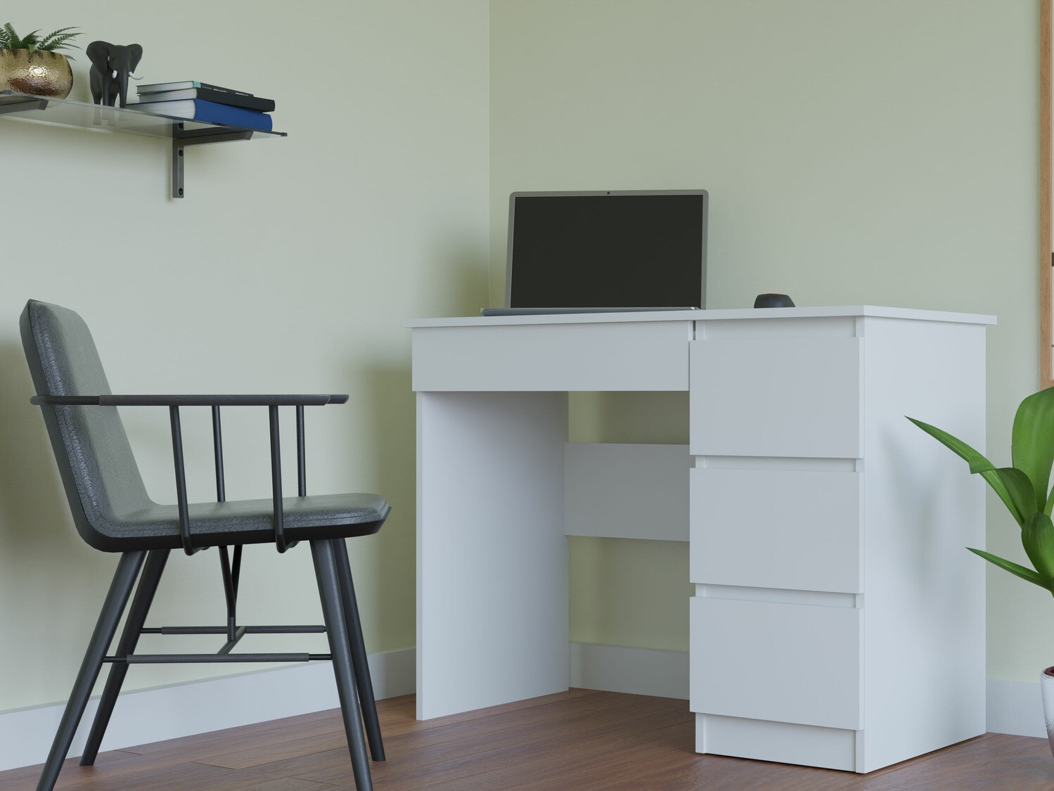 Uredski stol Elbvelu 108 (Bijela)