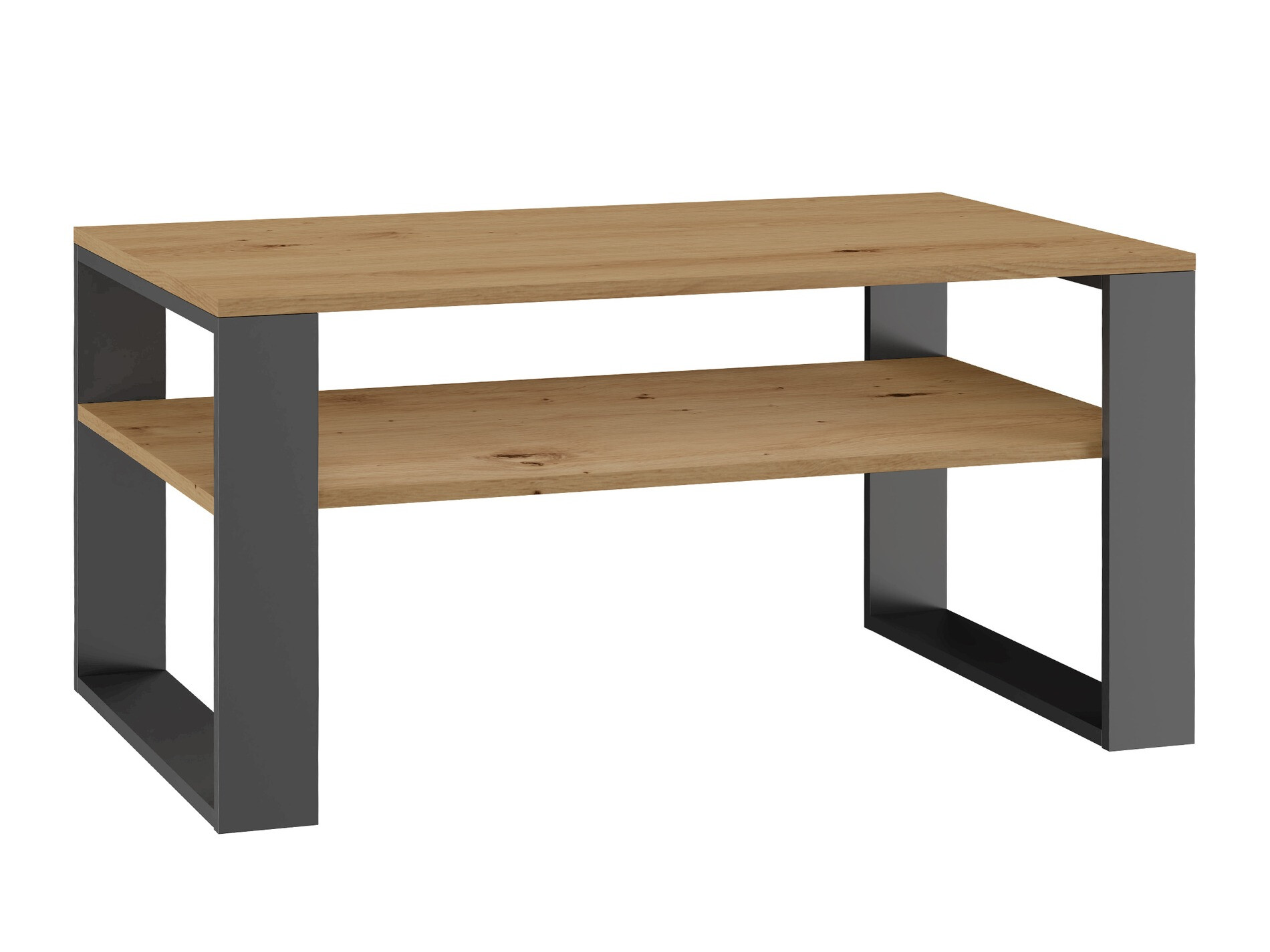 Stolić za kavu Mandeville 208 (Hrast Artisan + Antracit)