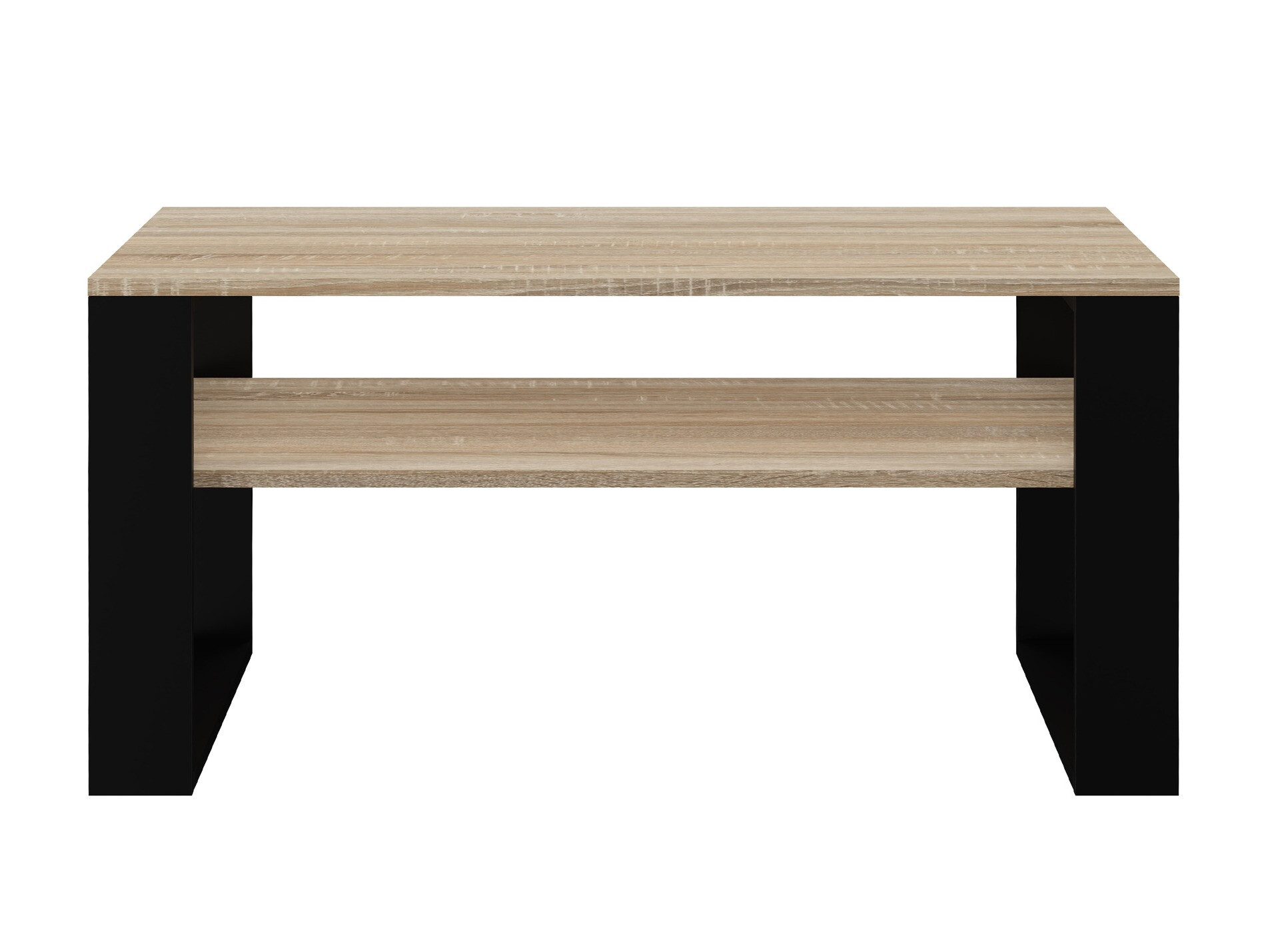 Stolić za kavu Mandeville 208 (Sonoma hrast + Crna)