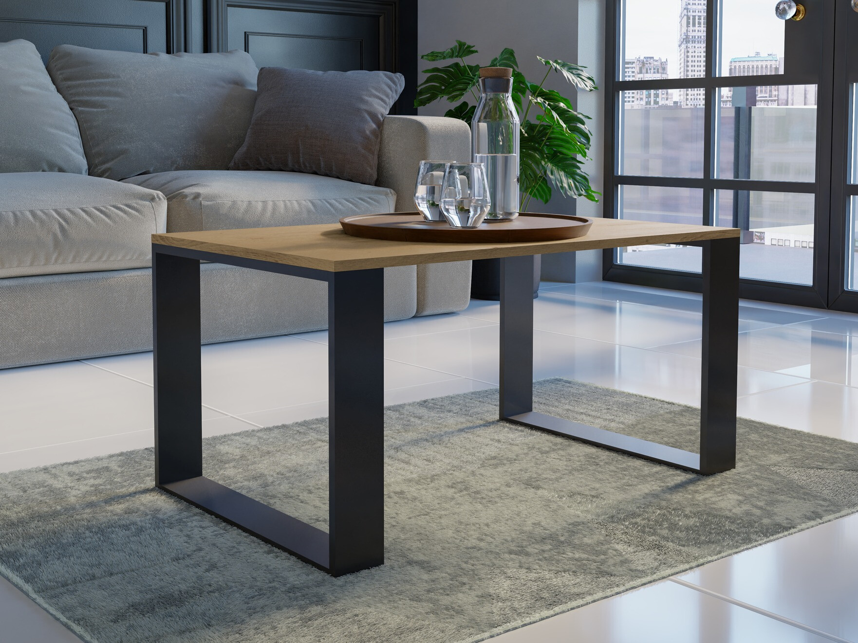 Stolić za kavu Mandeville 217 (Hrast Artisan)