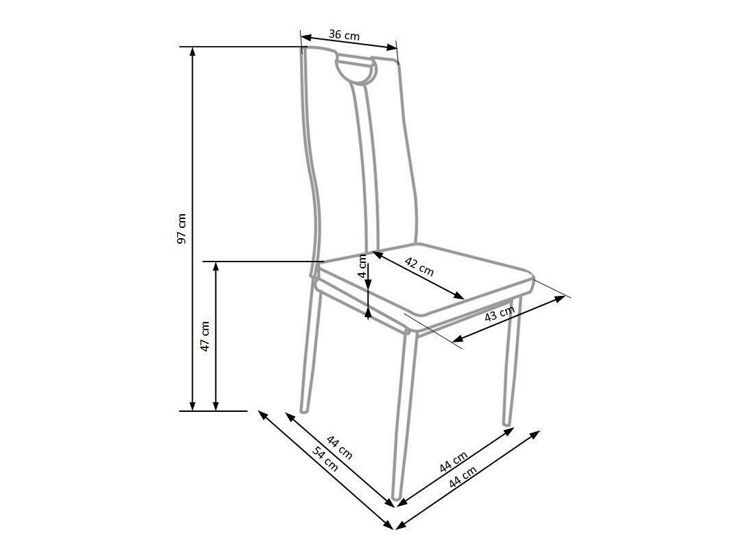 Stolica Houston 252 (Crna)
