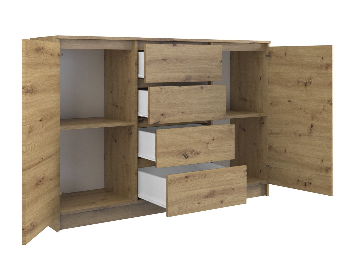 Komoda Elbvelu 113 (Hrast Artisan)