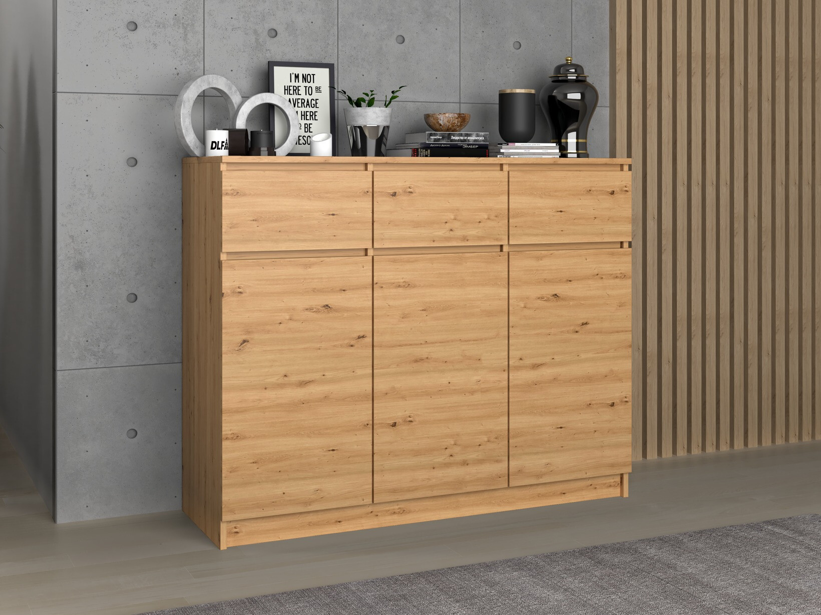 Komoda Elbvelu 115 (Hrast Artisan)