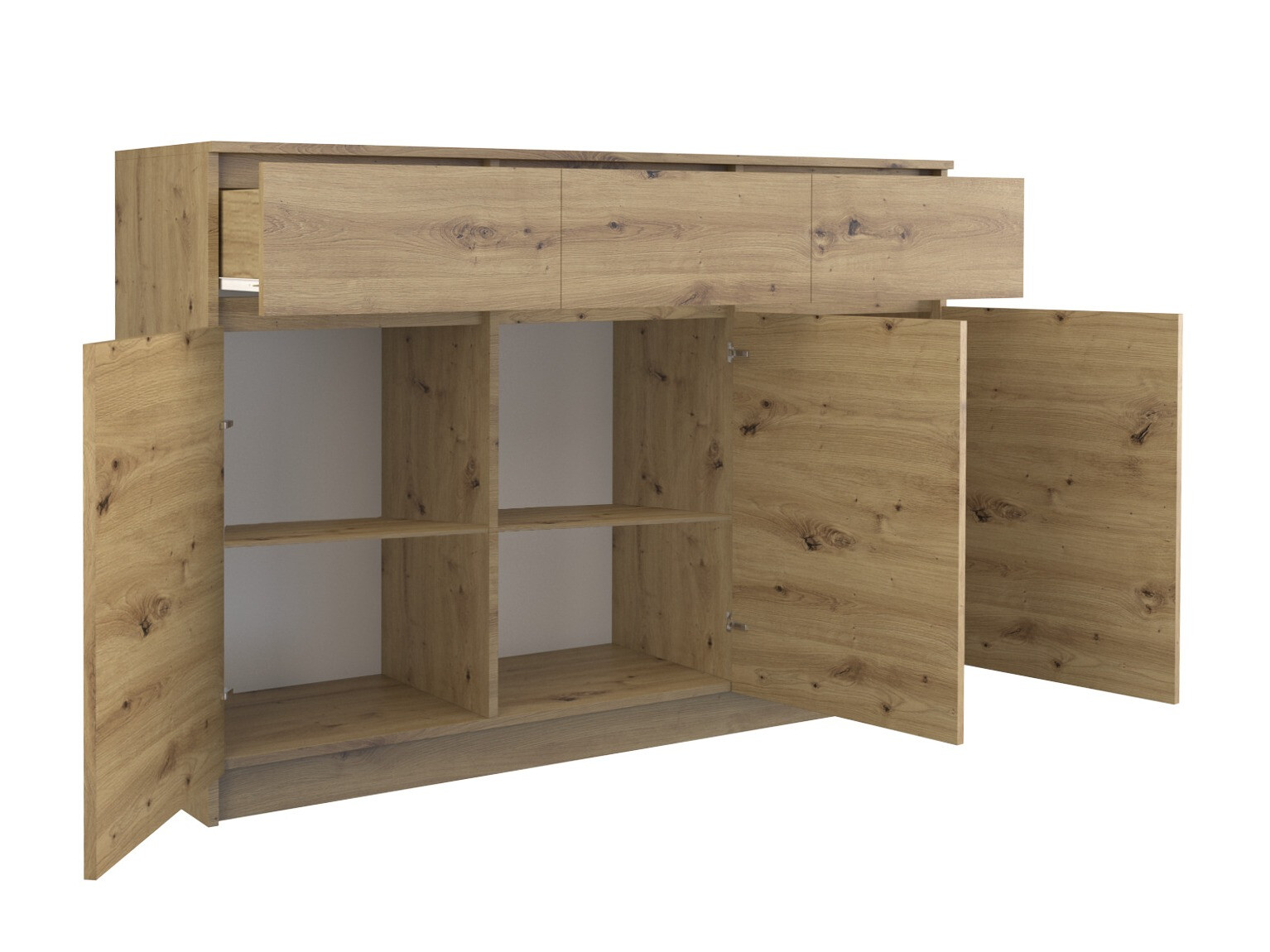 Komoda Elbvelu 115 (Hrast Artisan)