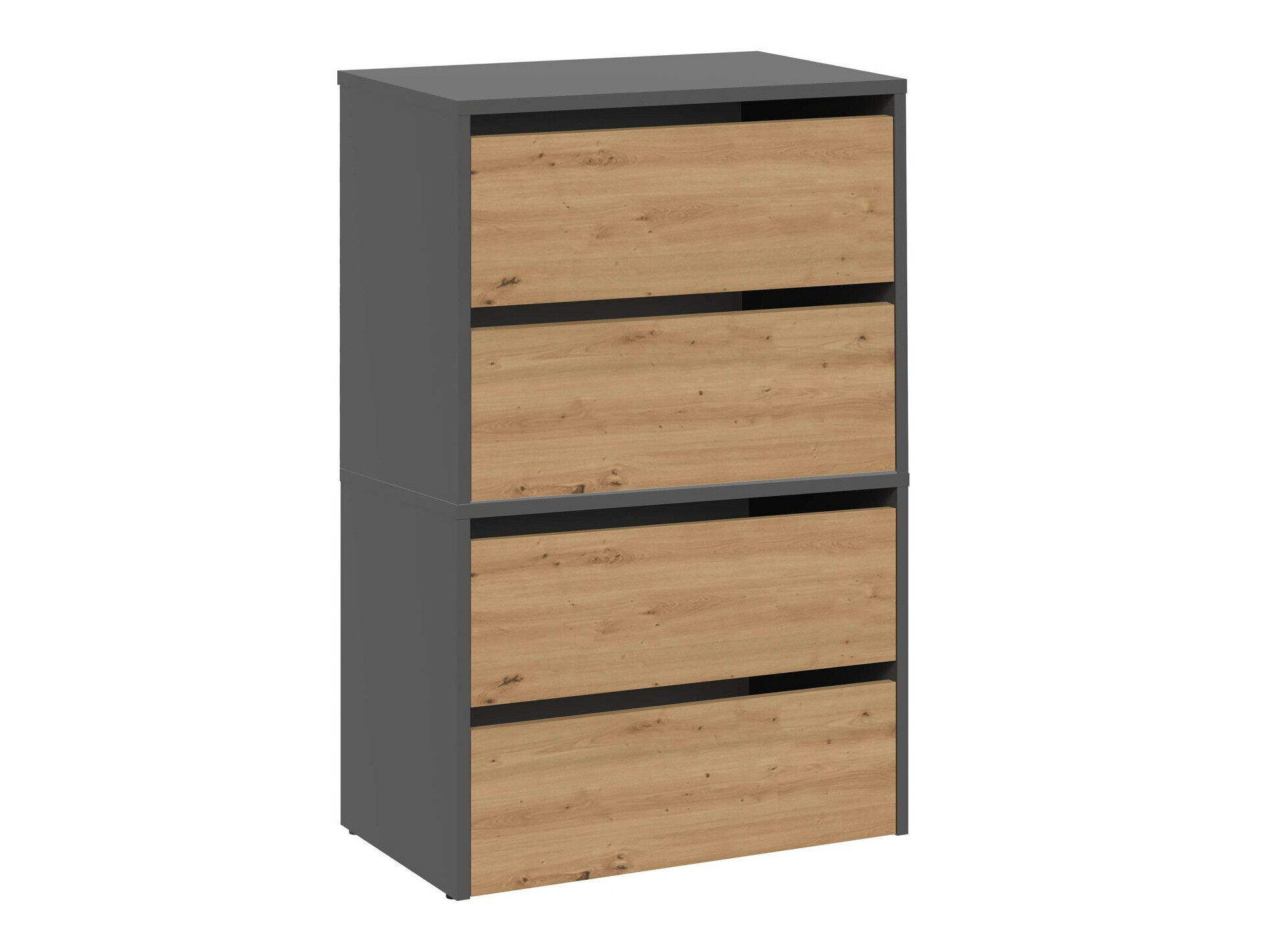 Ormarić za cipele Mandeville 223 (Antracit + Artisan hrast)