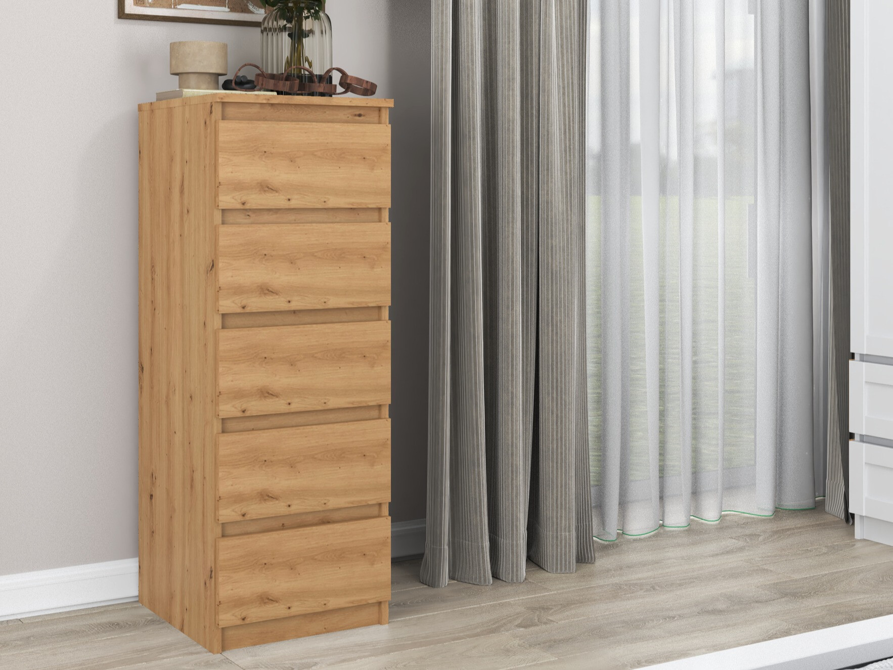 Komoda Elbvelu 121 (Hrast Artisan)