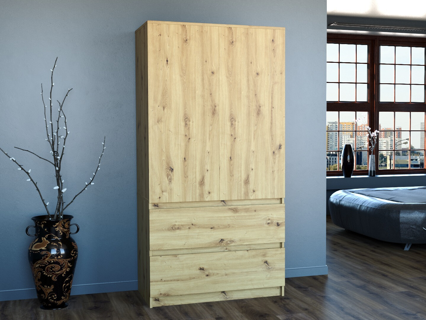 Ormar Elbvelu 116 (Hrast Artisan)