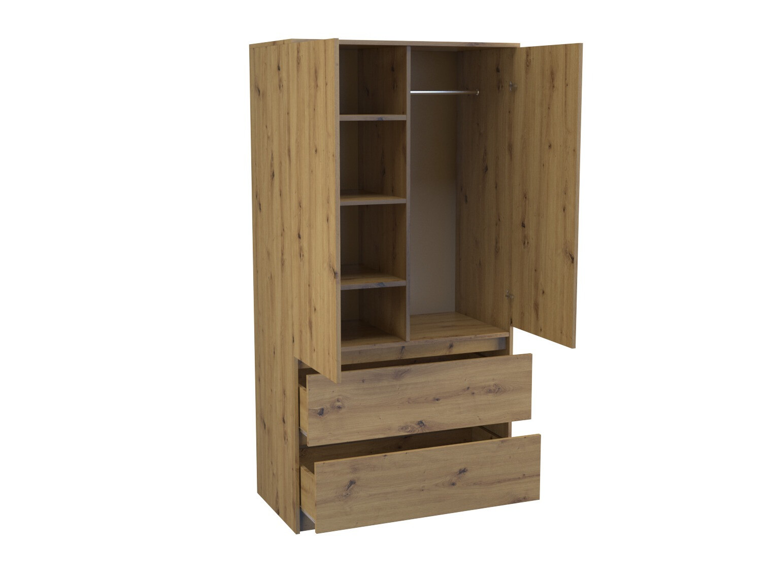 Ormar Elbvelu 116 (Hrast Artisan)