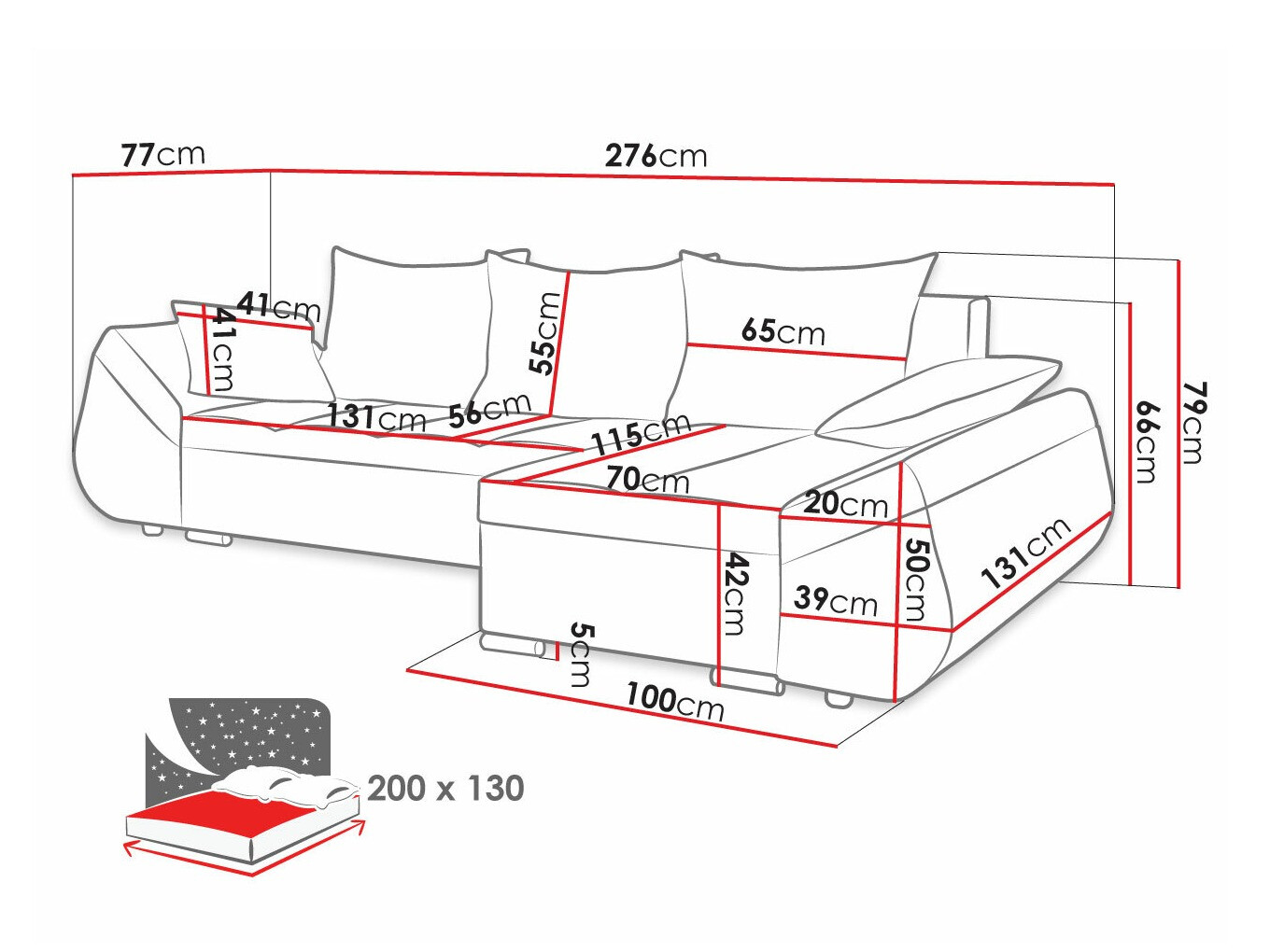 Kutna garnitura Memphis 111 (Tornado 84 + Tornado 83)