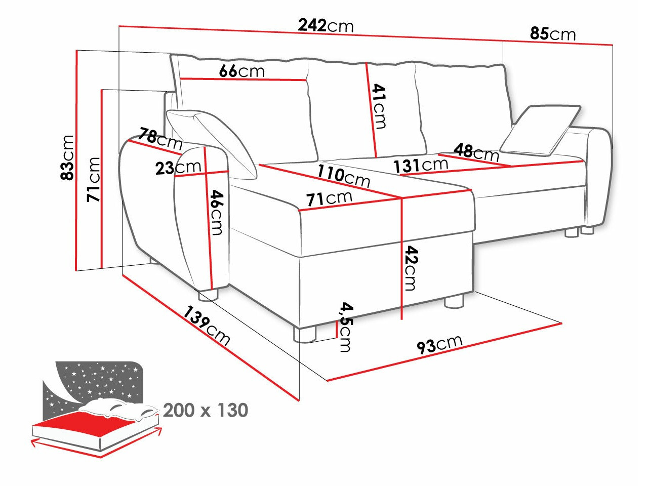 Kutna garnitura Memphis 123 (Haiti 05 + Haiti 03)