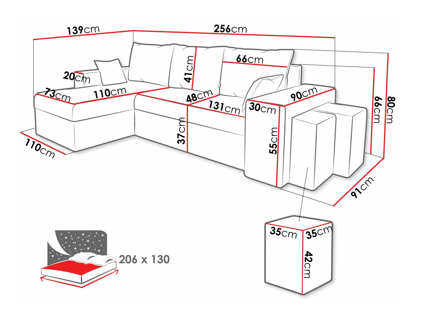 Kutna garnitura Memphis 138 (Poso 100)