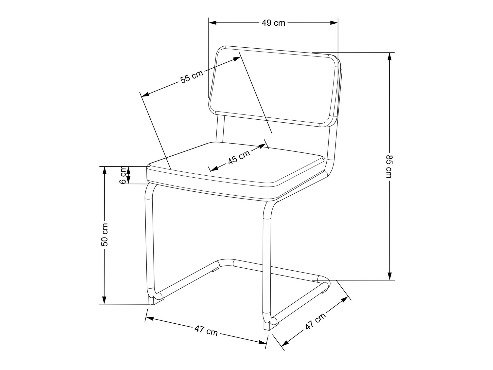 Stolica Houston 1645 (Zelena)