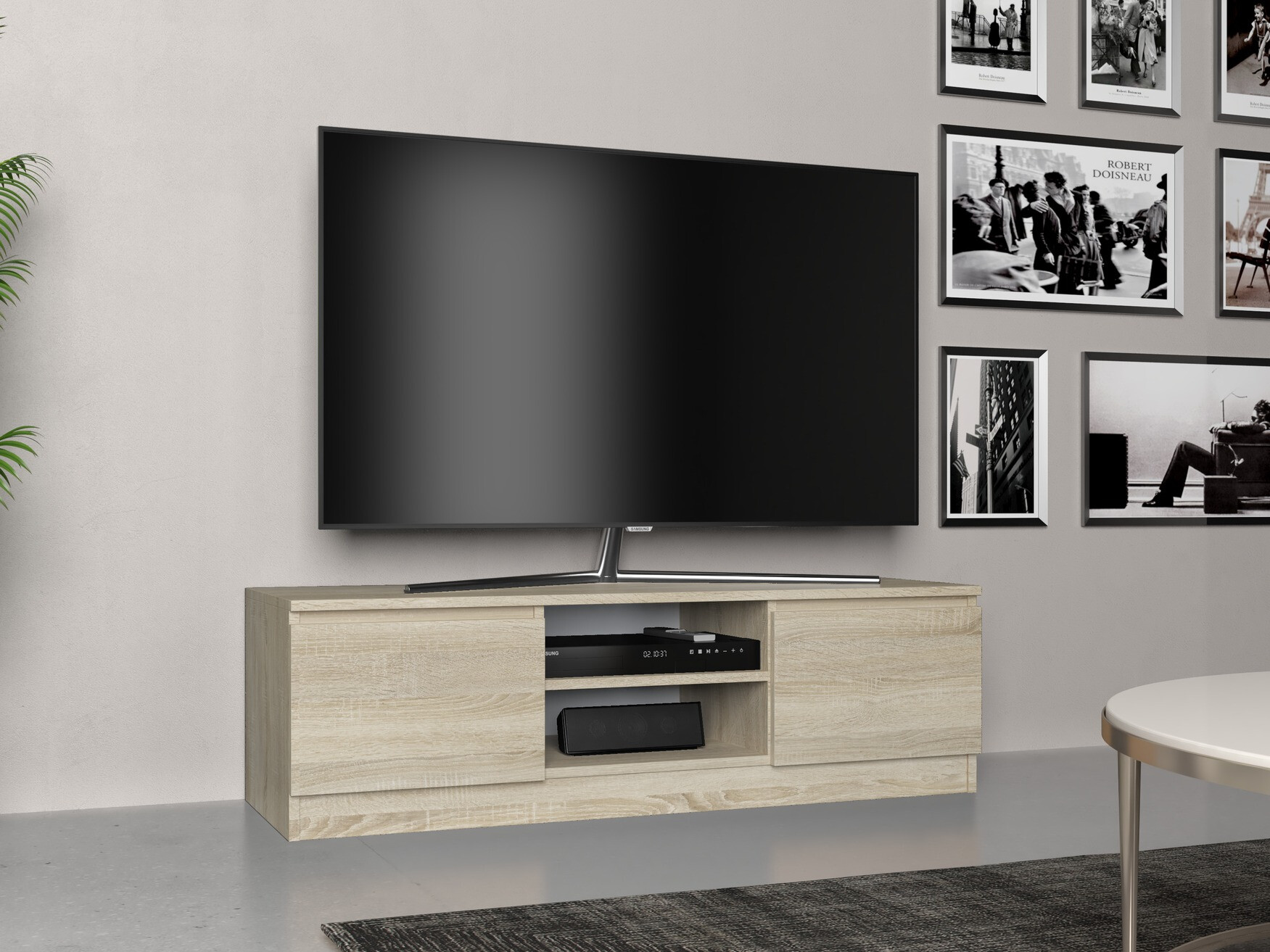 TV stol Elbvelu 123 (Sonoma hrast)