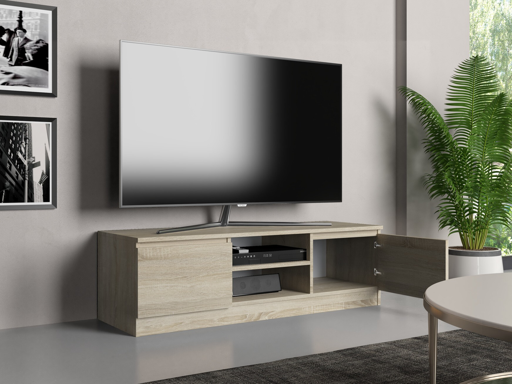 TV stol Elbvelu 123 (Sonoma hrast)