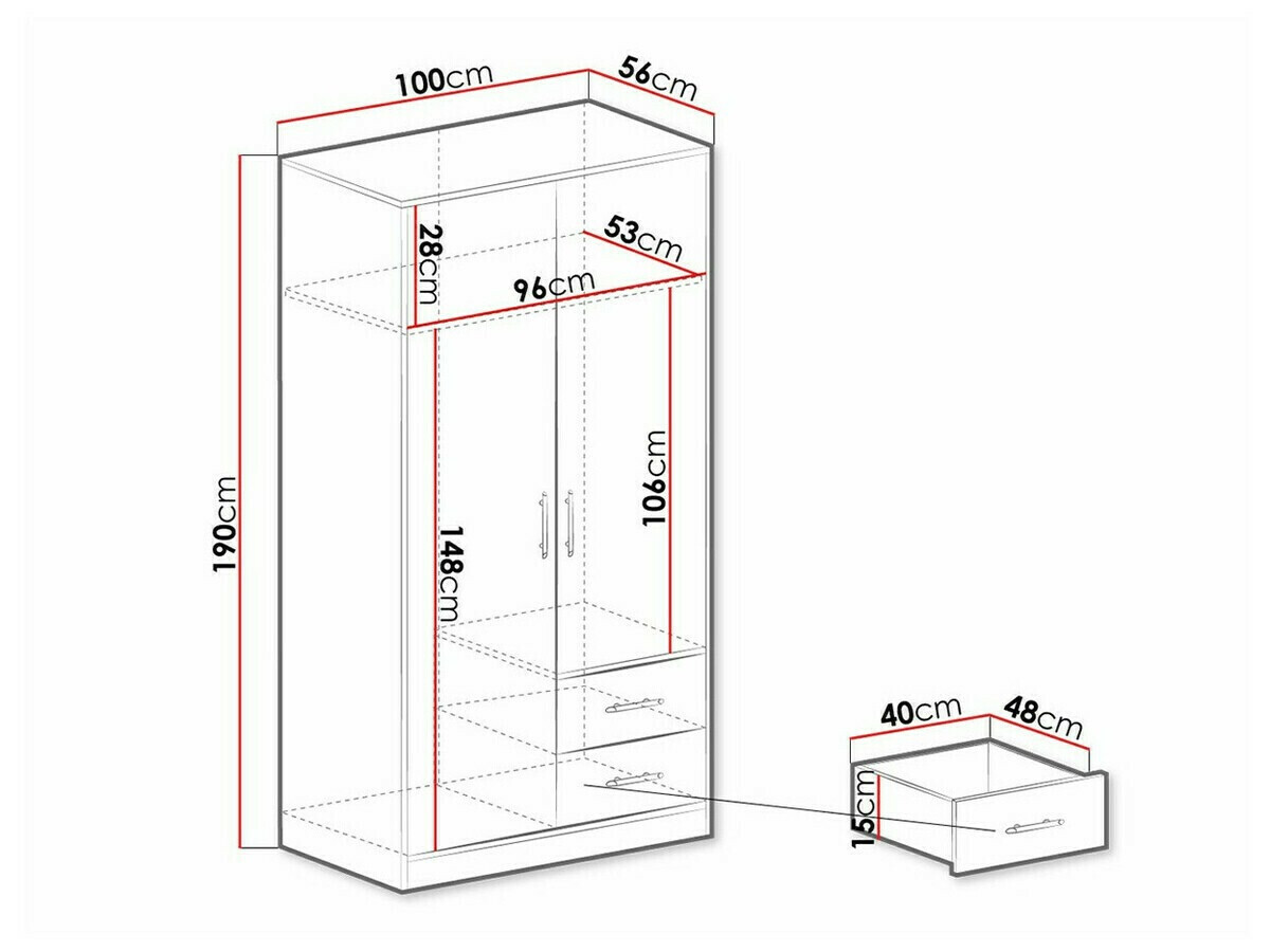 Ormar Cavmero 105 (Hrast Artisan)
