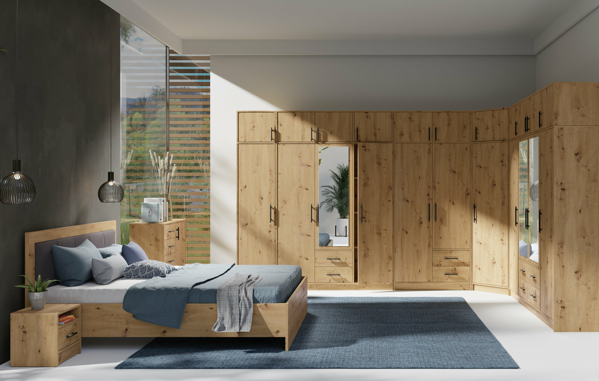 Ormar Cavmero 105 (Hrast Artisan)