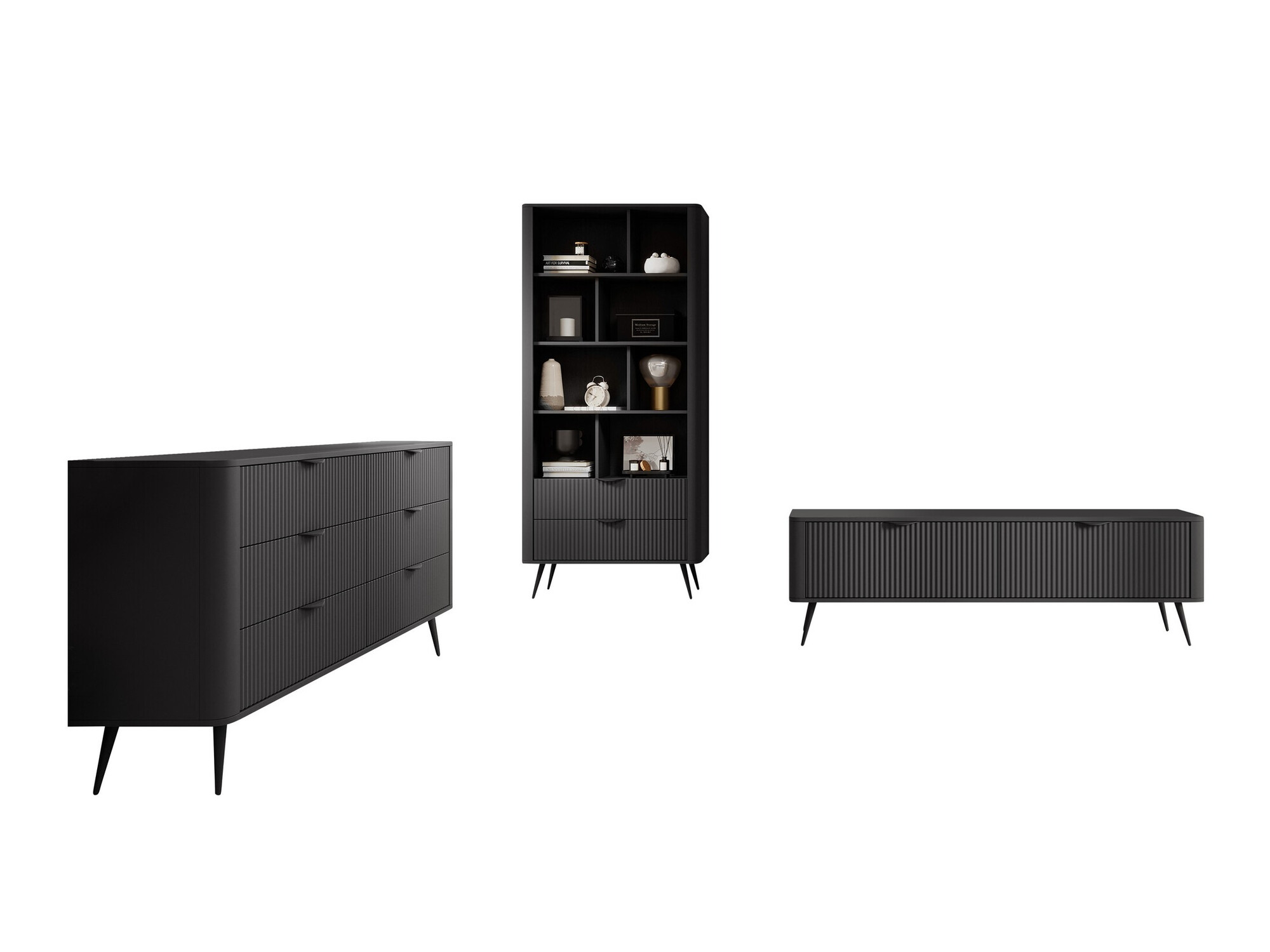 Set za dnevni boravak Lectum II (Grafit)