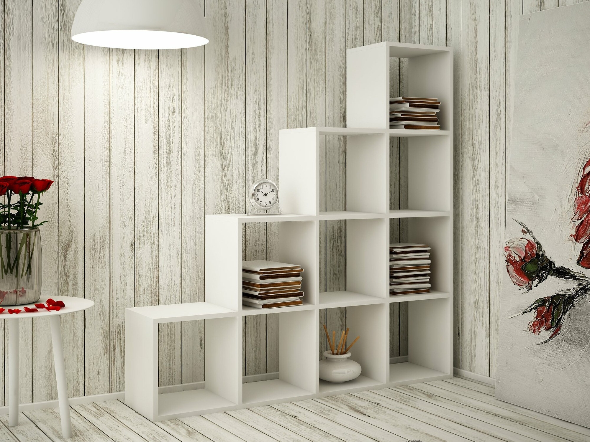 Polica Mandeville 233 (Bijela)