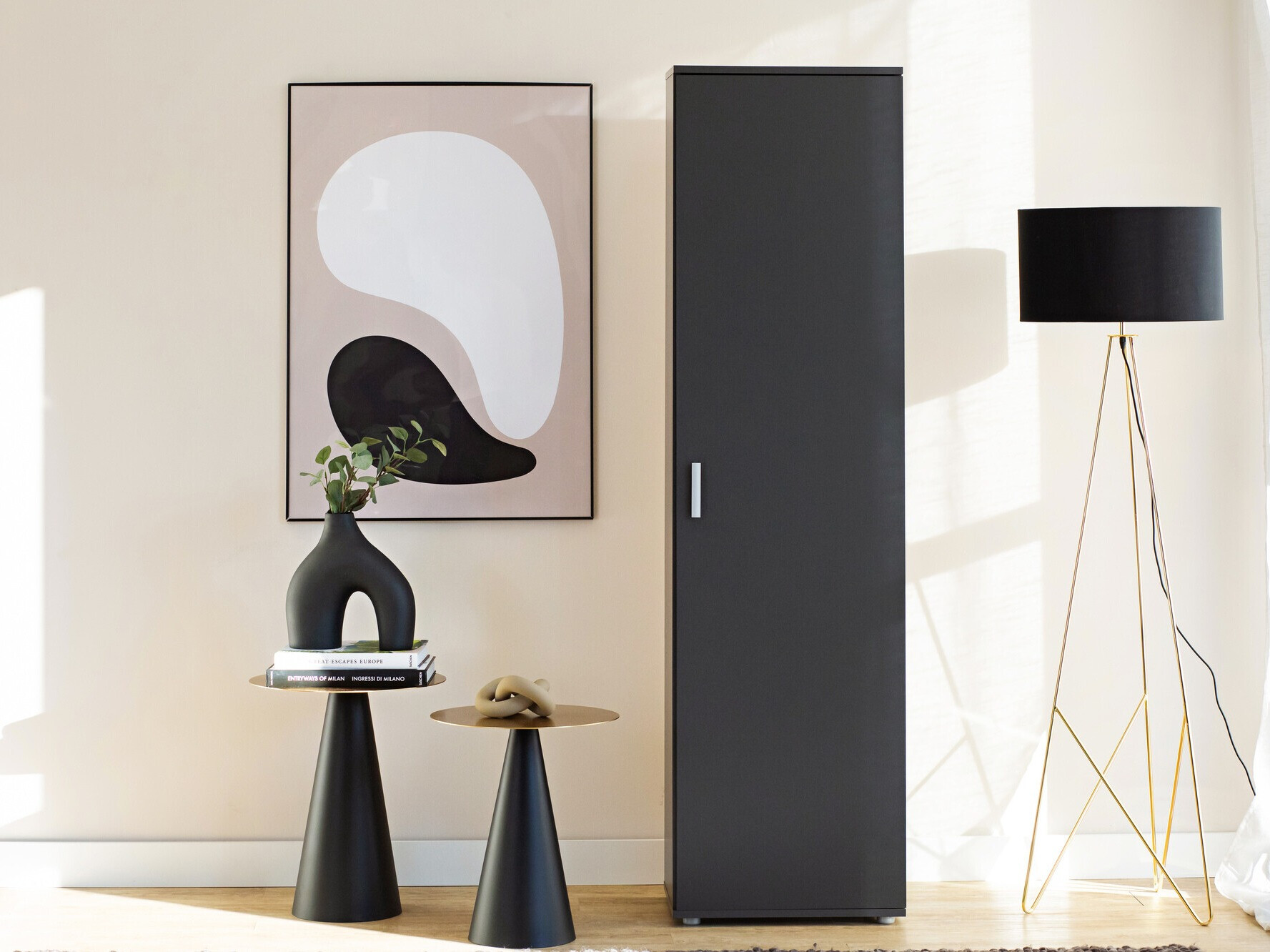 Polica Bristol 200 (Antracit)