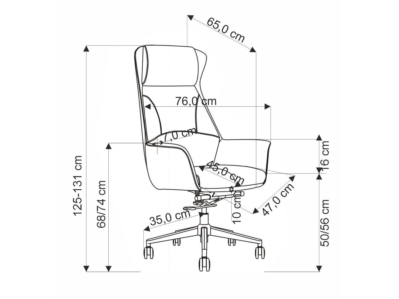 Uredska stolica Houston 1655