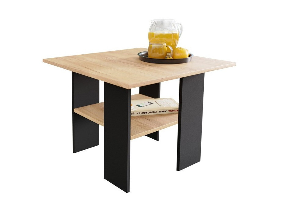 Stolić za kavu Reading 102 (Crna + Craft hrast)