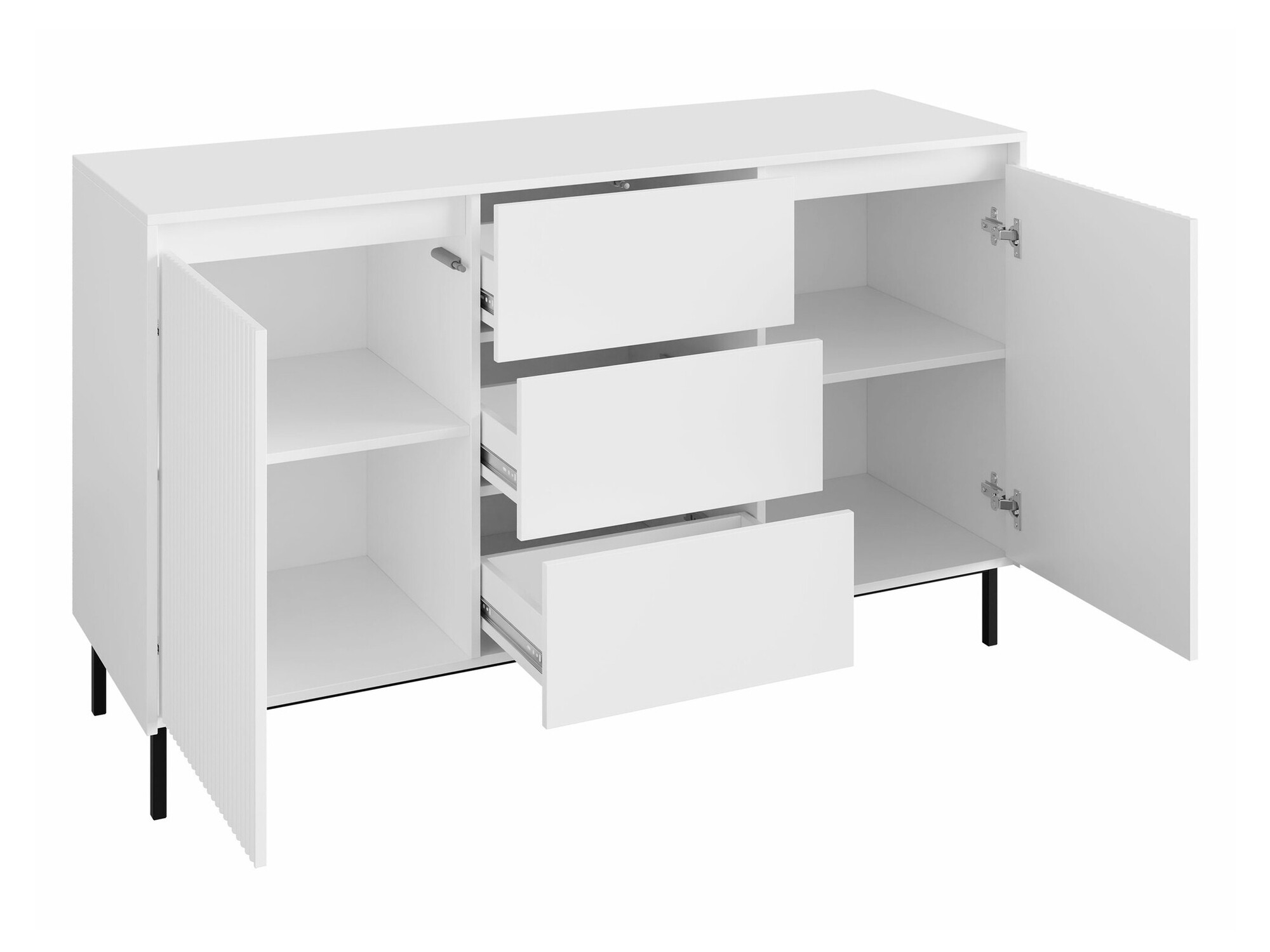 Komoda Comfivo Delruva 101 (Crna)