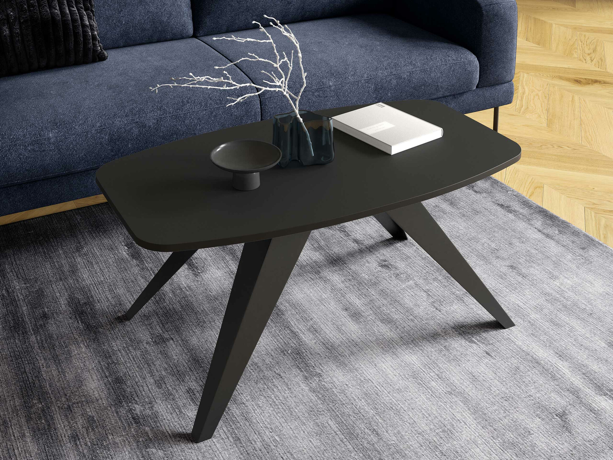 Stolić za kavu Oswego 117 (Crna)