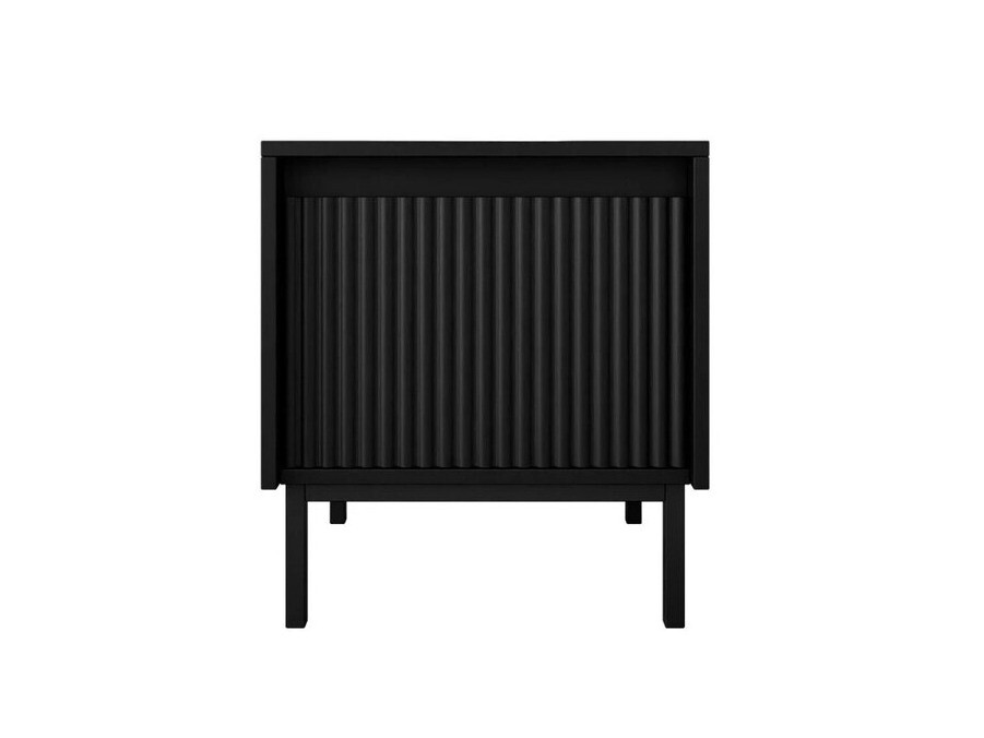 Noćni ormarić Comfivo Delruva (Crna)