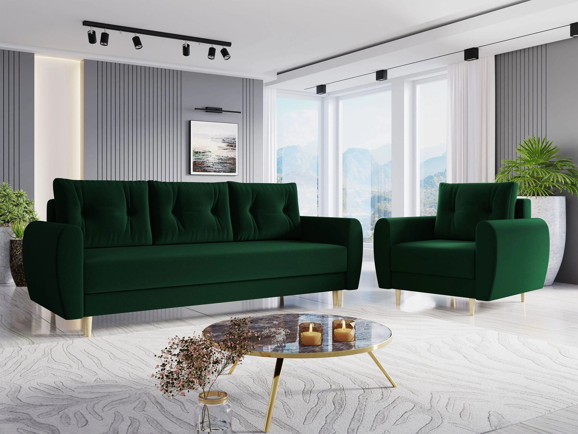 Tapecirani namještaj Memphis 145 (Itaka 10)