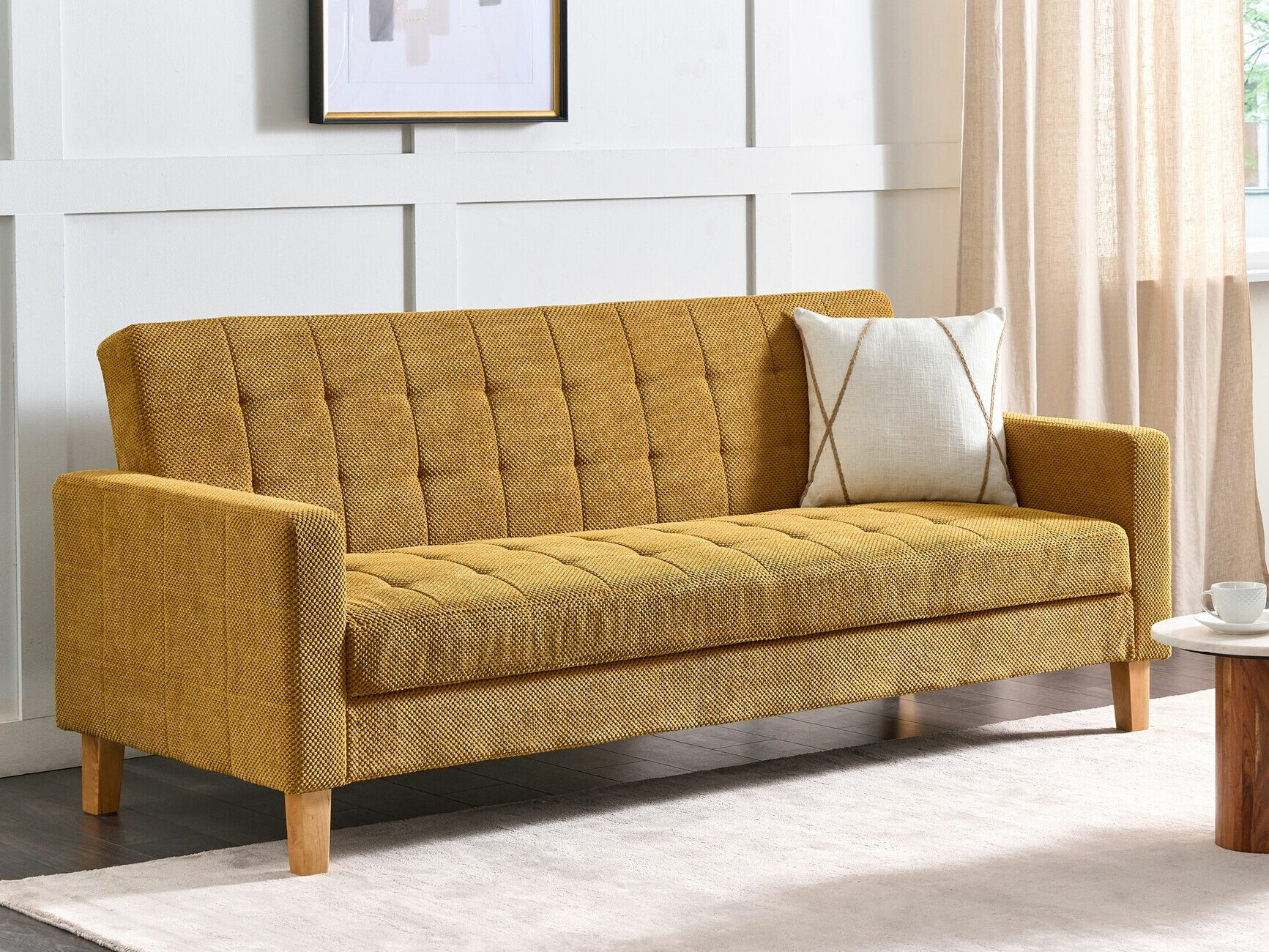 Kauč na razvlačenje Berwyn 1591 (Žuta)