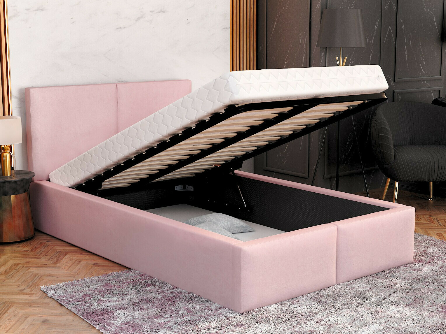 Krevet Fairfield 109 (Svijetlo ružičasta)