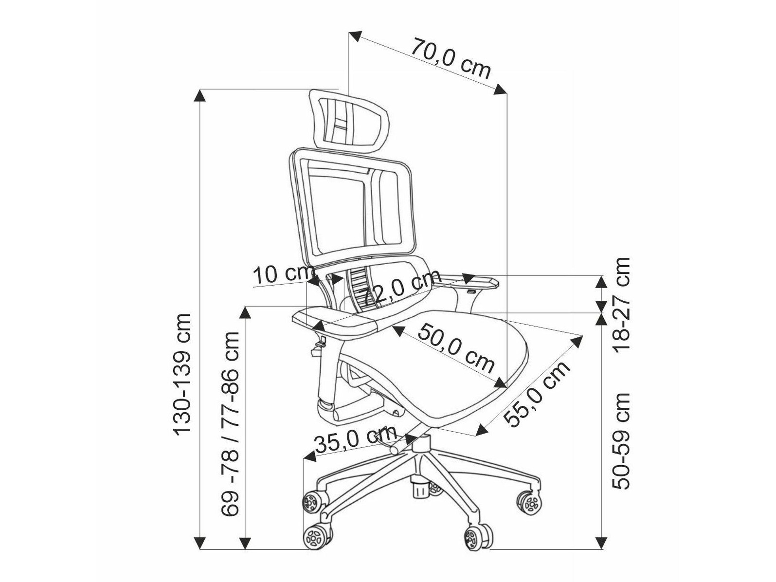 Uredska stolica Houston 1656