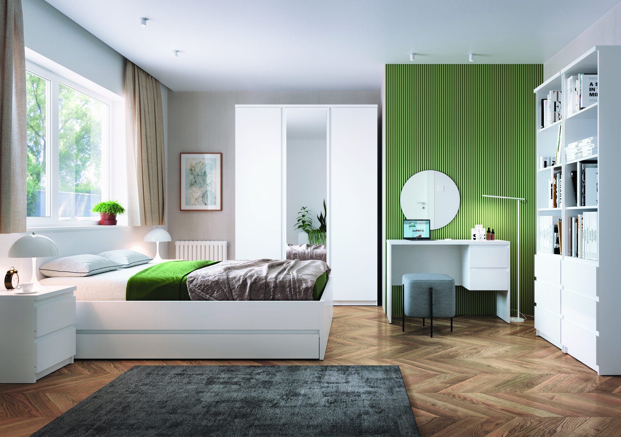 Krevet Merfere 107 (Bijela)