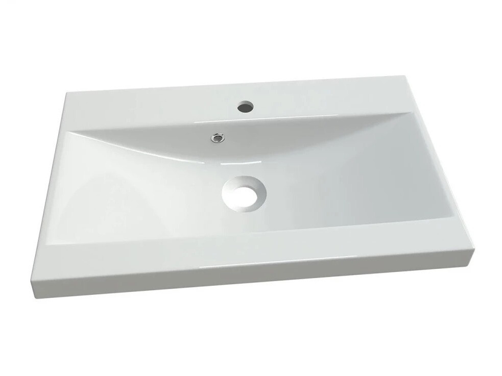 Kupaonski namještaj Scientia III (Sjajno bijela + Bijela)